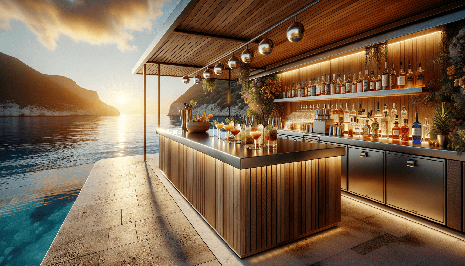 HappyStation cocktail bar al tramonto